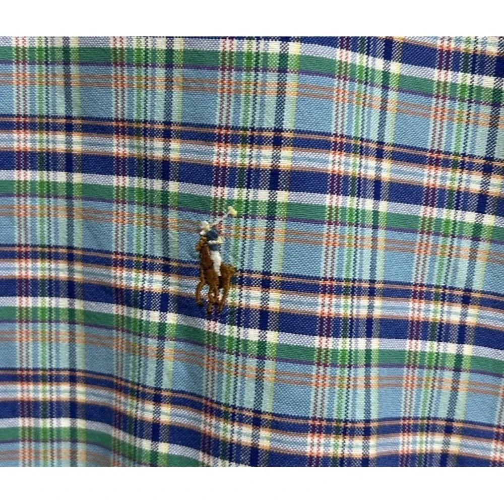 Polo Ralph Lauren Long Sleeve‎ Button Down Multicolored Shirt Size XL
